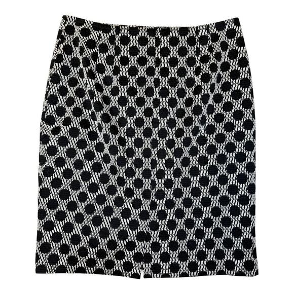Ann Taylor Factory Women's Black Textured Geometric Pencil Skirt Size 12‎ - Picture 2 of 5